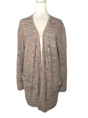 Madewell Women’s XS Multicolor Open Front Casual Cardigan Sweater Fall Cozy